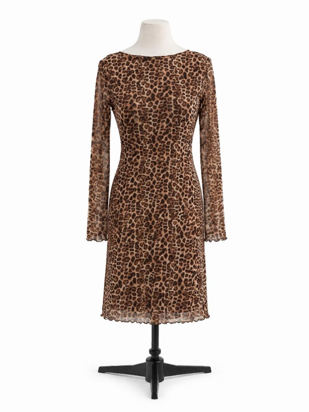Womens Leopard Animal Print Dress Size XL